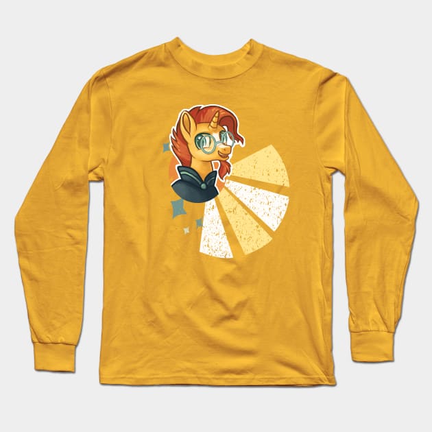 Sunburst vintage cutie mark Long Sleeve T-Shirt by Drawirm